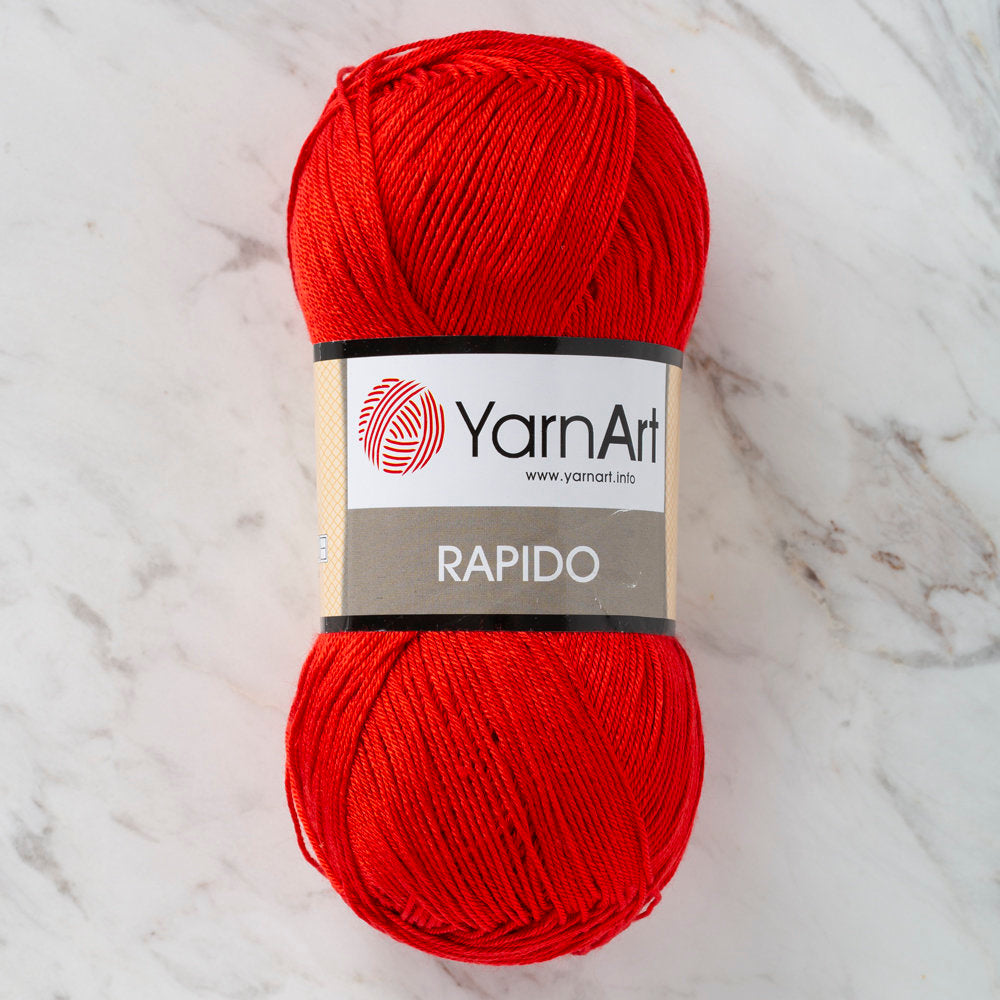 YarnArt Rapido Knitting Yarn, Red - 693