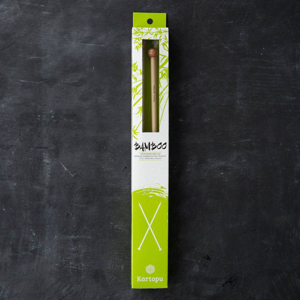 Kartopu Bamboo 33 cm 7 mm Bamboo Knitting Needles