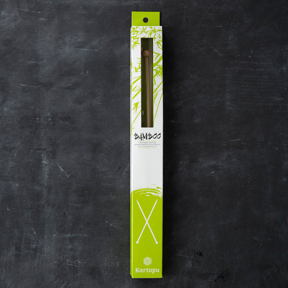 Kartopu Bamboo 33 cm 5 mm Bamboo Knitting Needles
