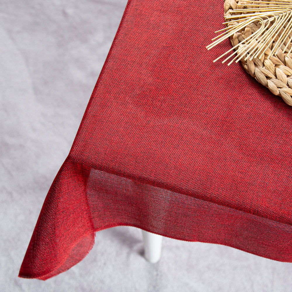 La Mia 100 cm x 1 m Jute Fabric, Claret - J04