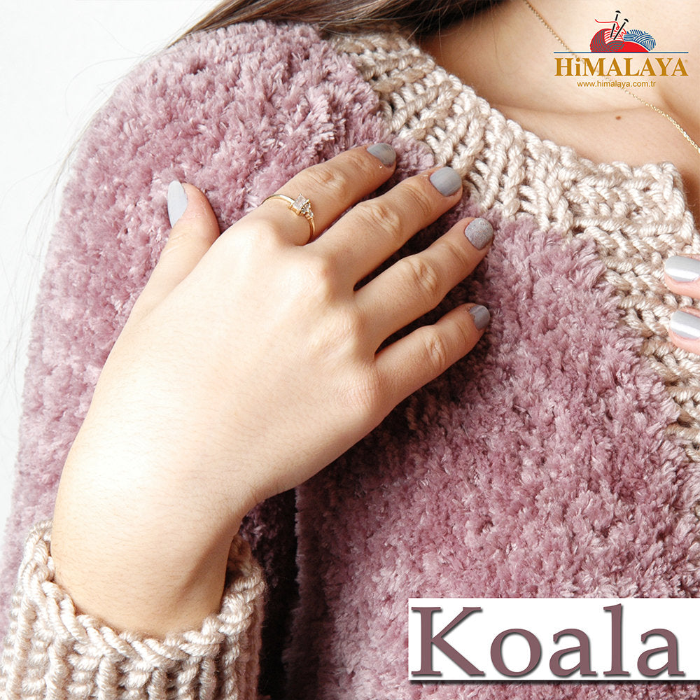 Himalaya Koala Chenille Baby Yarn, Pink - 75712