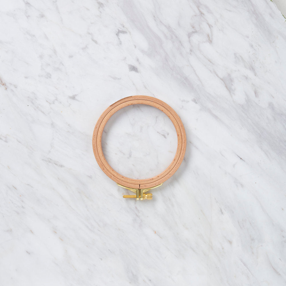 Nurge 8 mm Beech Wood Adjustable Embroidery Hoop - No.1