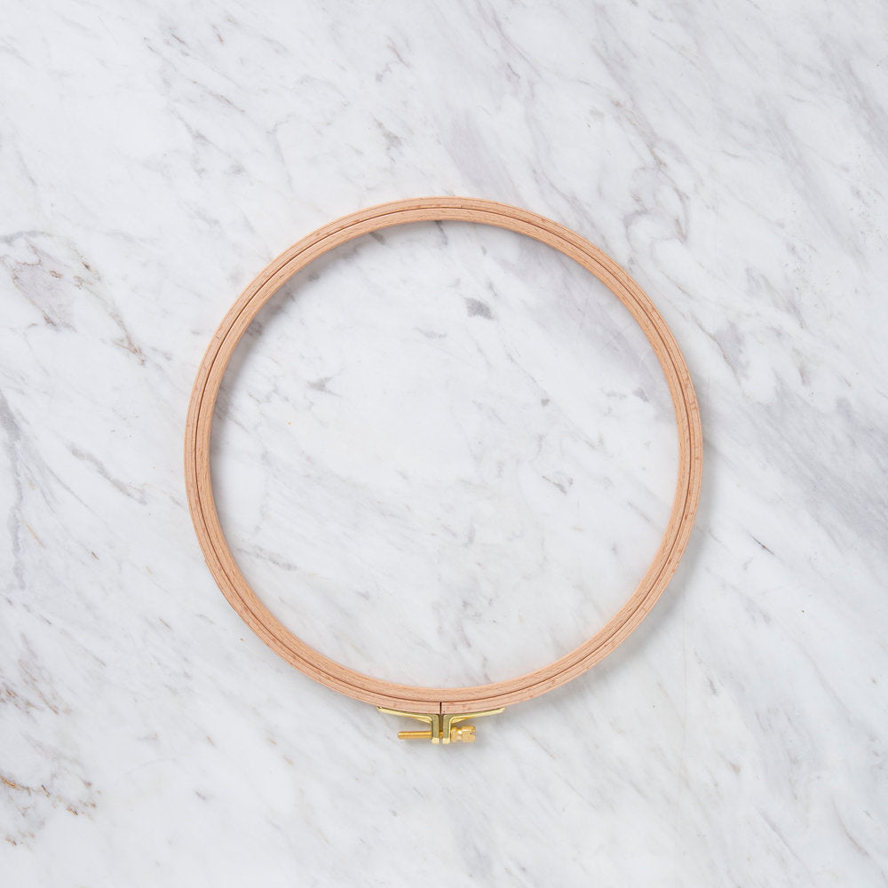 Nurge 8 mm Beech Wood Adjustable Embroidery Hoop - No.5