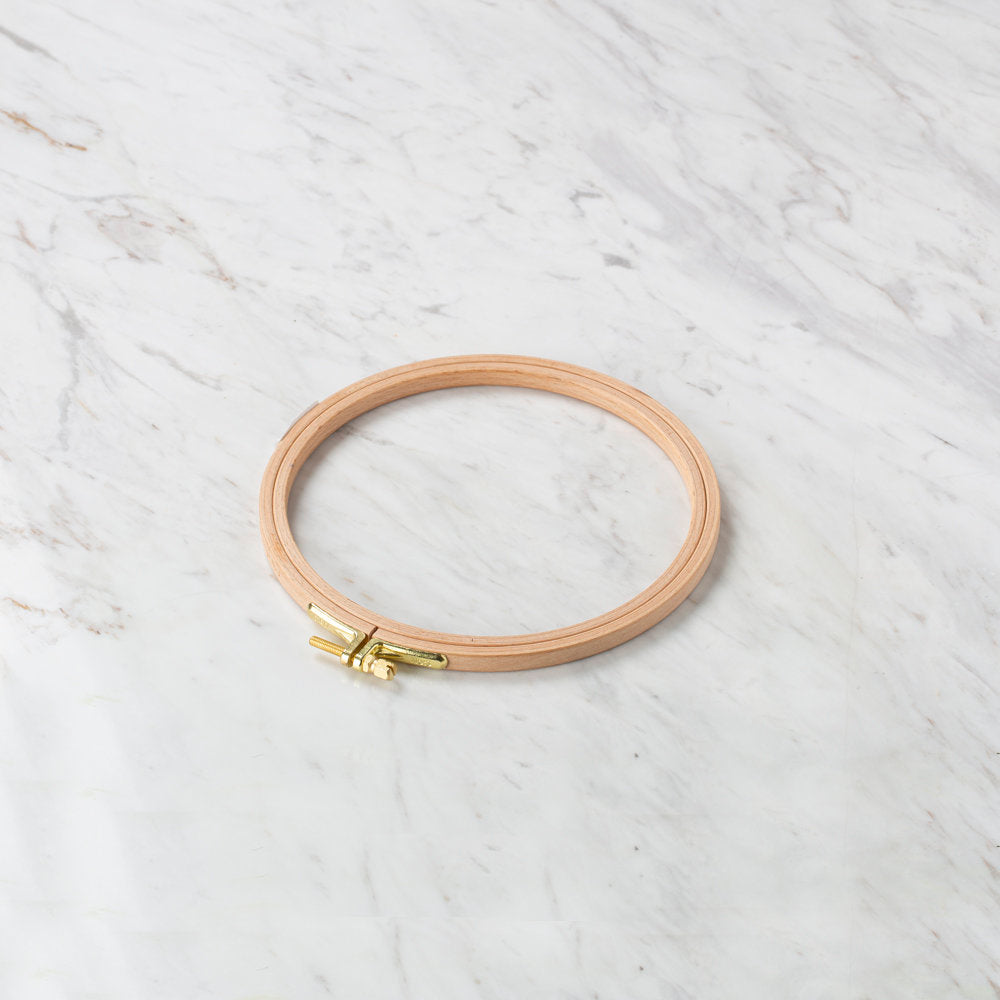 Nurge 8 mm Beech Wood Adjustable Embroidery Hoop - No.3