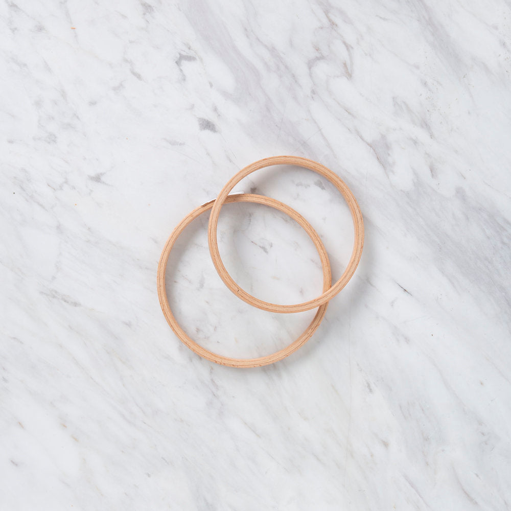 Nurge 8 mm Beech Wood Embroidery Hoop - No.1
