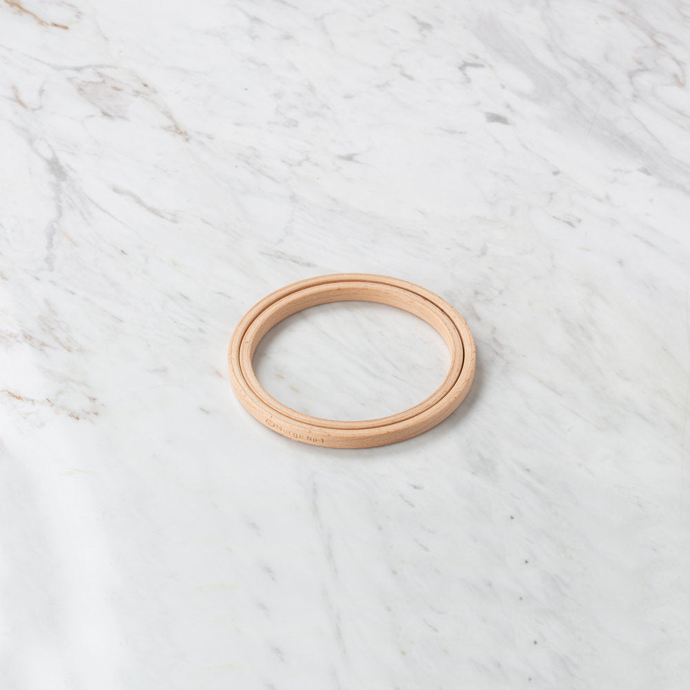 Nurge 8 mm Beech Wood Embroidery Hoop - No.1