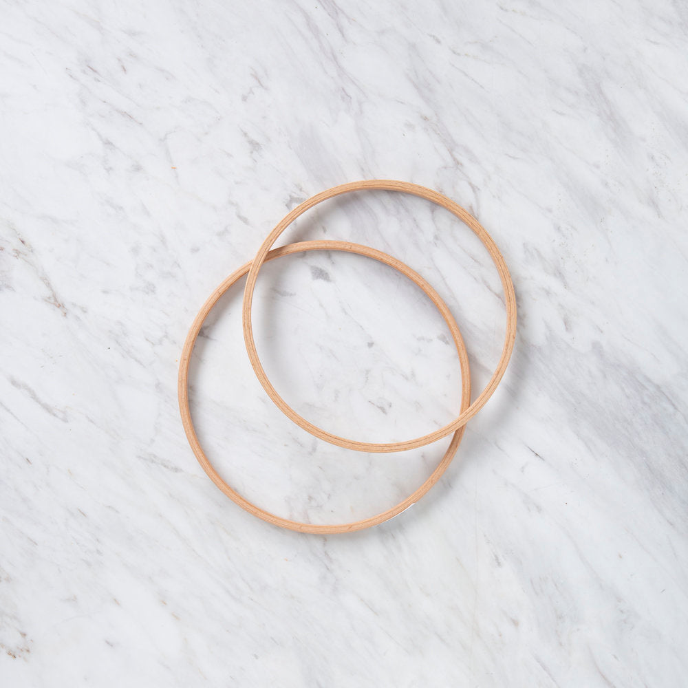 Nurge 8 mm Beech Wood Embroidery Hoop - No.3