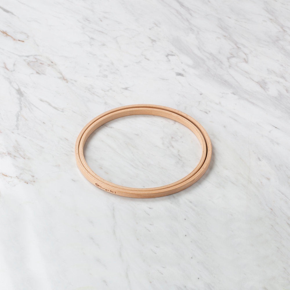 Nurge 8 mm Beech Wood Embroidery Hoop - No.3