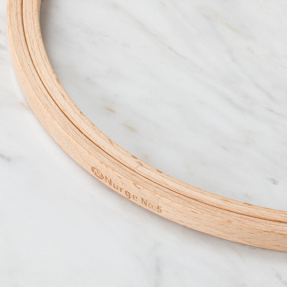 Nurge 8 mm Beech Wood Embroidery Hoop - No.5