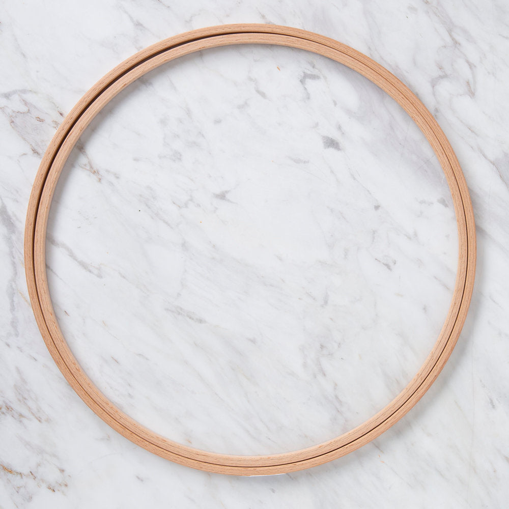 Nurge 8 mm Beech Wood Embroidery Hoop - No.7