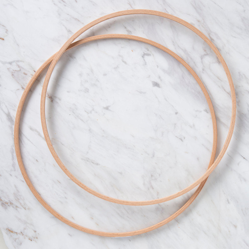 Nurge 8 mm Beech Wood Embroidery Hoop - No.7