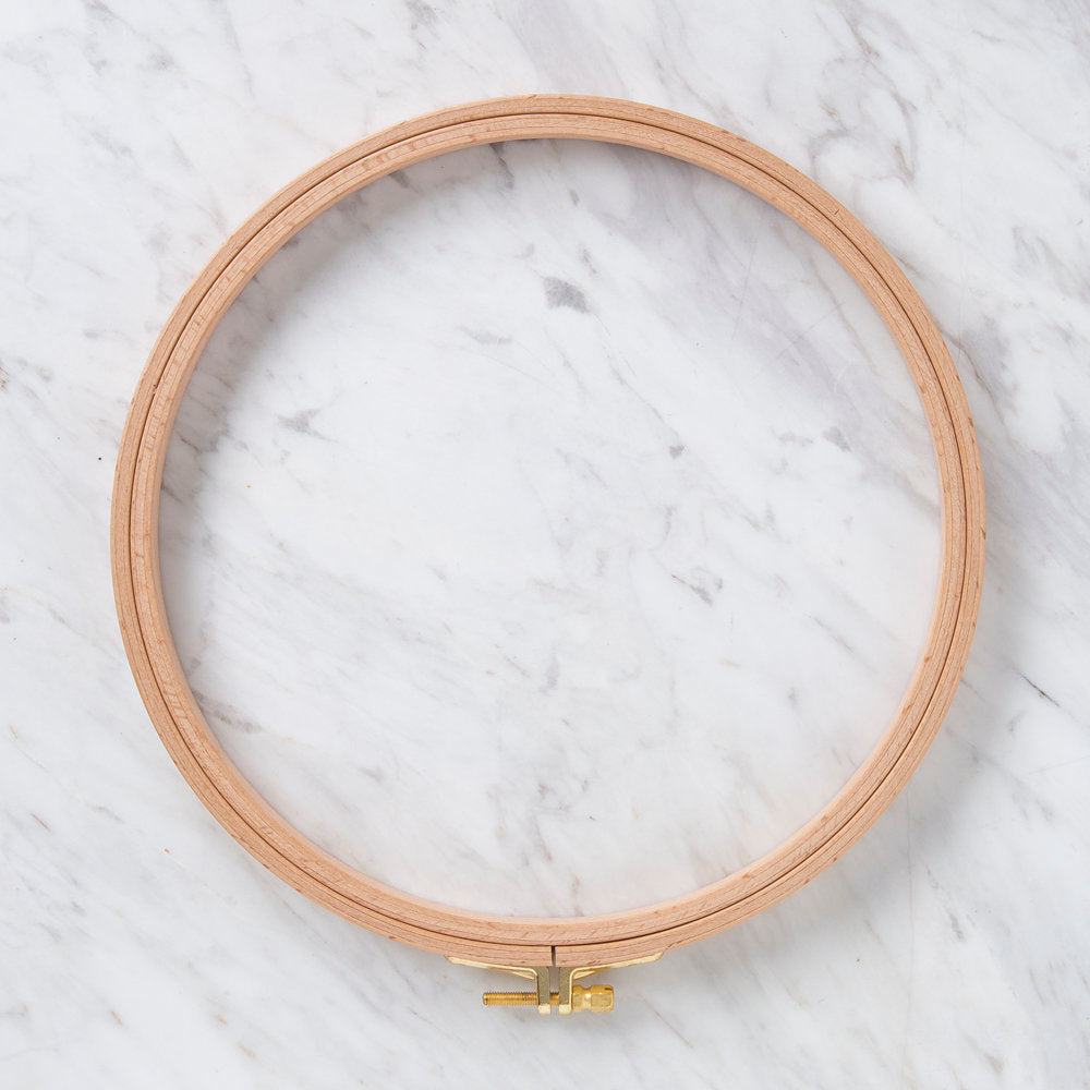 Nurge 16 mm Beech Wood Adjustable Embroidery Hoop - No.5