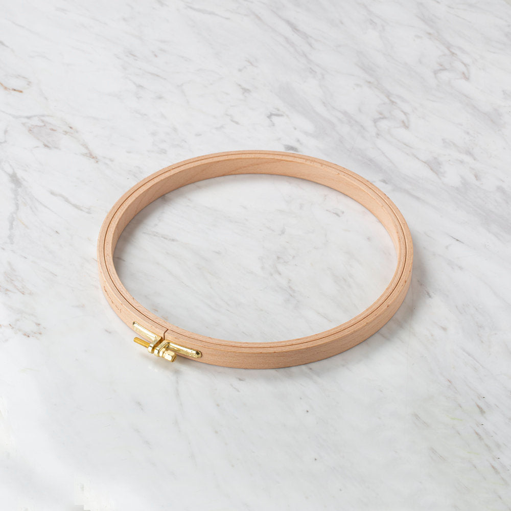 Nurge 16 mm Beech Wood Adjustable Embroidery Hoop - No.5
