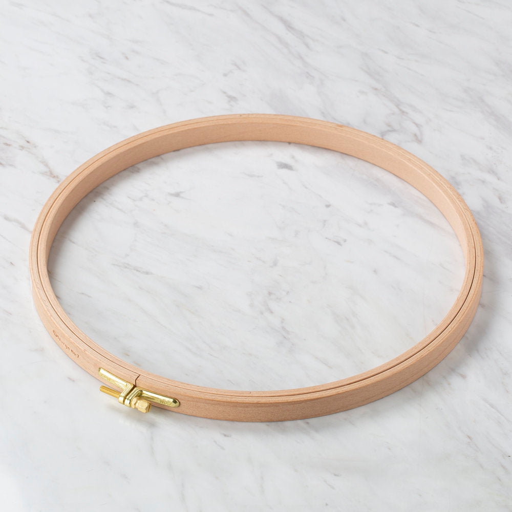 Nurge 16 mm Beech Wood Adjustable Embroidery Hoop - No.7