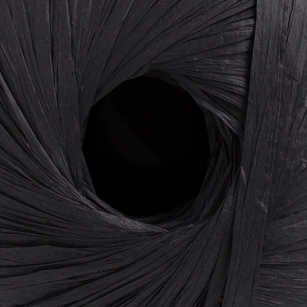 Fibra Natura 40 g Raffia Paper Yarn, Black - 116-12