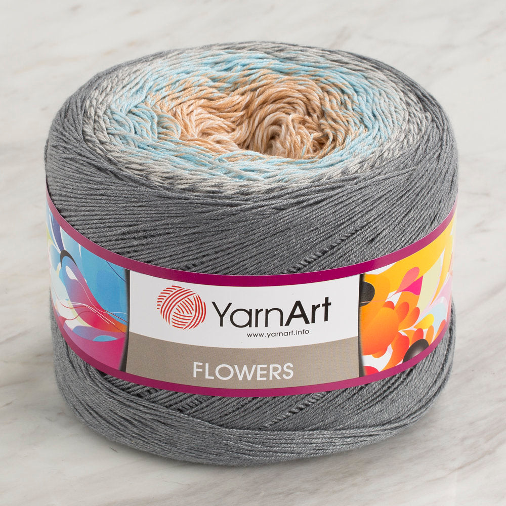 YarnArt Flowers Cotton Gradient Yarn - 268
