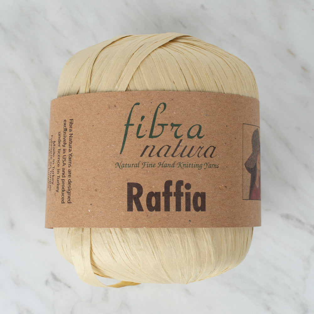 Fibra Natura 40g Raffia Paper Yarn, Beige- 116-02