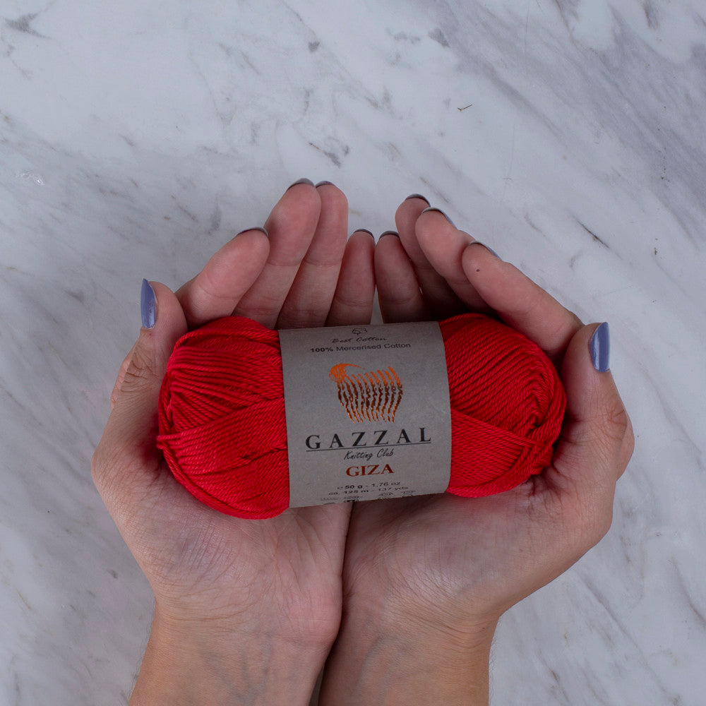 Gazzal Giza Yarn, Orange - 2465