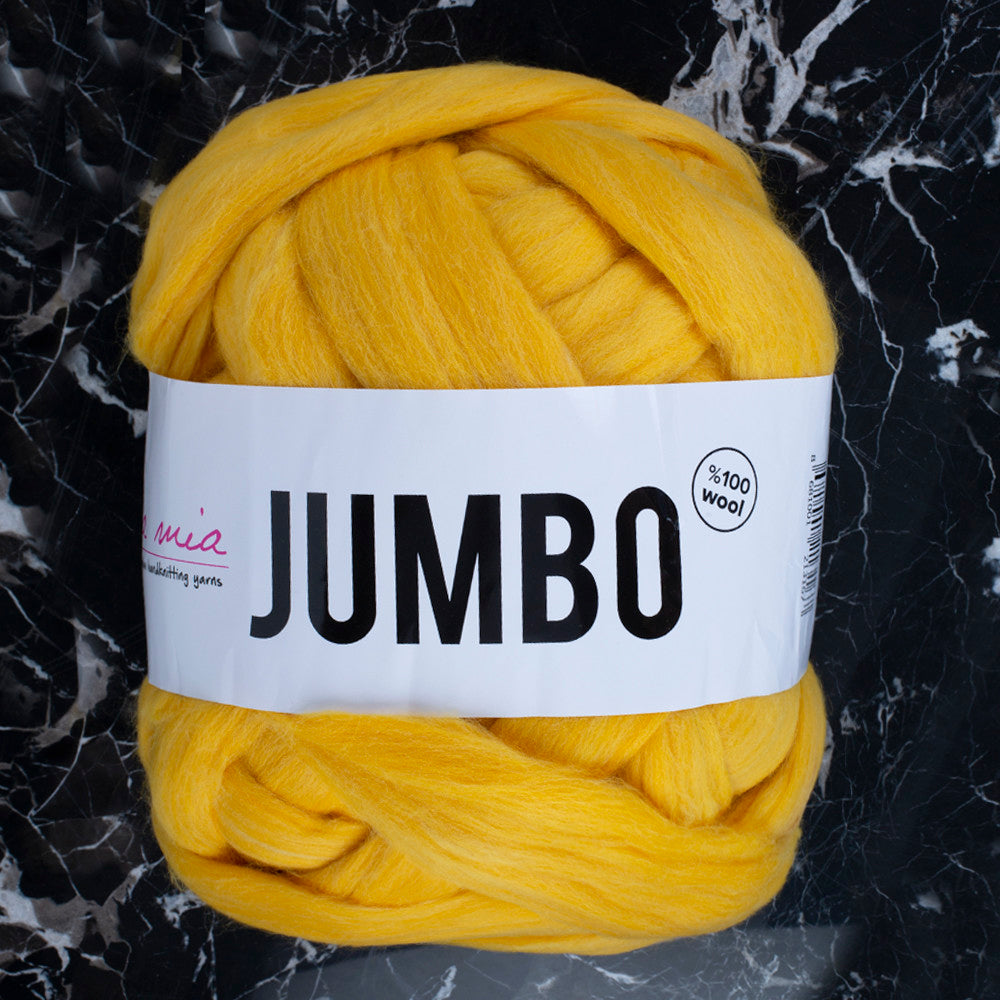 La Mia Jumbo Merino Wool, Yellow - J5
