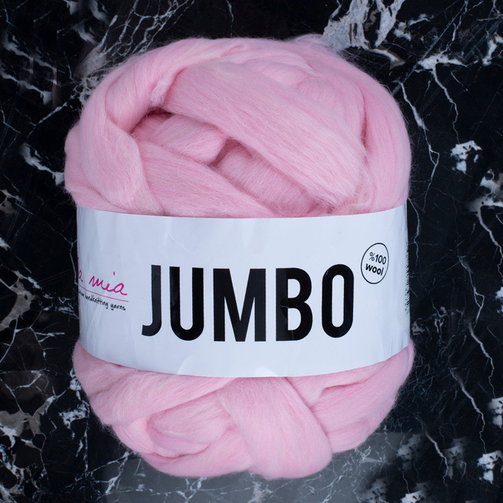 La Mia Jumbo Merino Wool, Pink - J9
