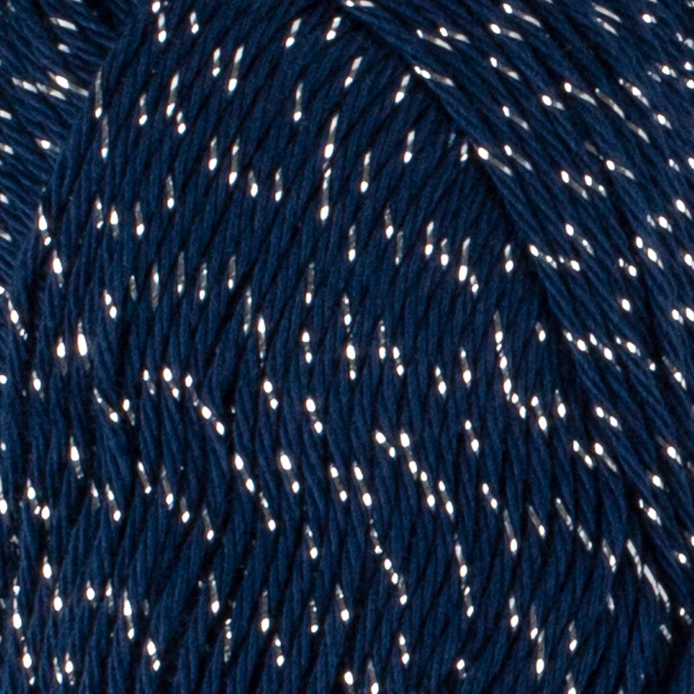 Schachenmayr Catania Glamour 50g Sparkly Yarn, Navy - 00150