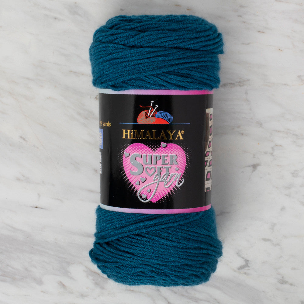 Himalaya Super Soft 200 gr Yarn, Petrol Blue - 80850