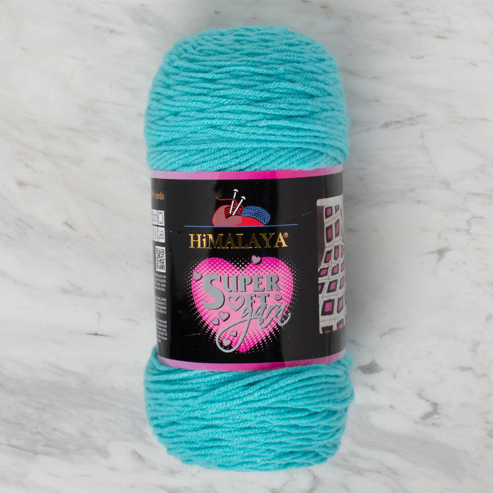Himalaya Super Soft 200 gr Yarn, Cyan - 80828