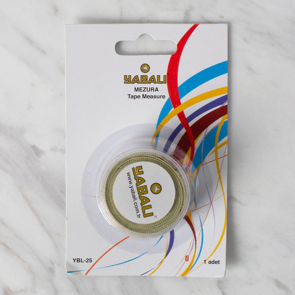 Yabalı Tape Measure, Yellow - YBL - 25