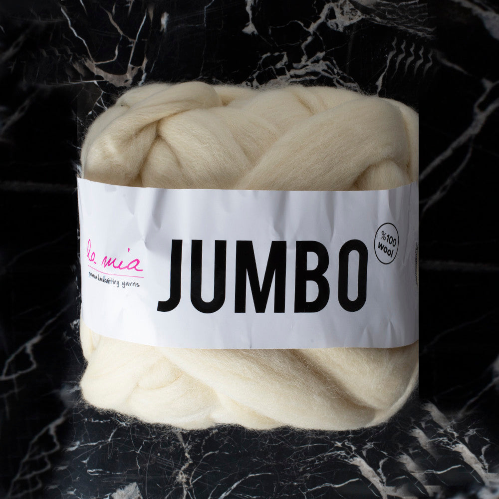 La Mia Jumbo Merino Wool, Cream - J12