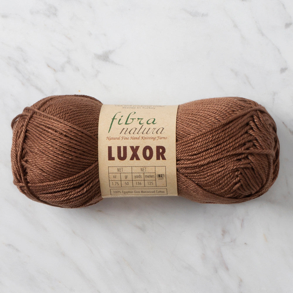 Fibra Natura Luxor Yarn, Brown - 105-21