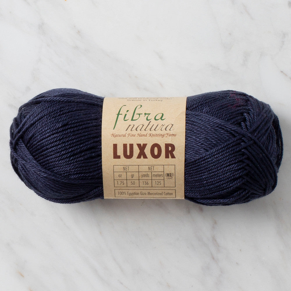Fibra Natura Luxor Yarn, Dark Navy - 105-29
