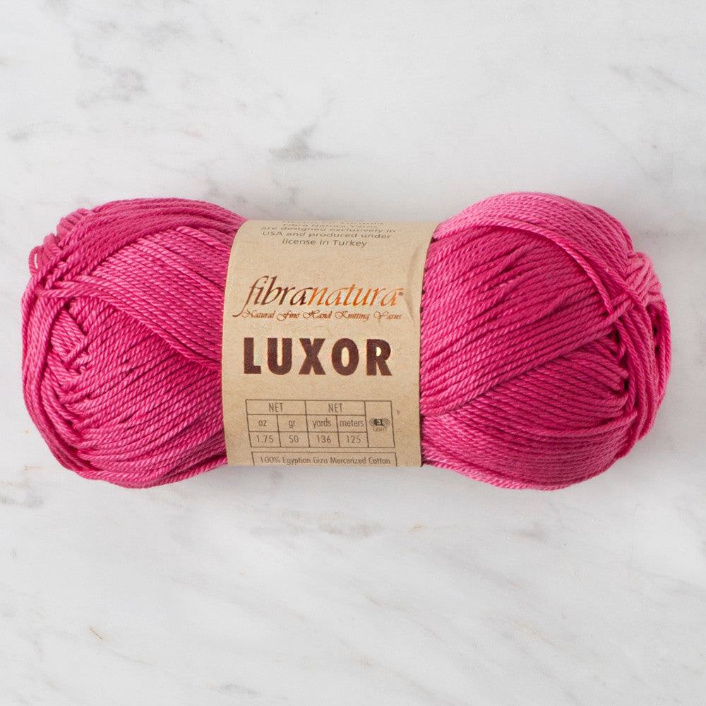 Fibra Natura Luxor Yarn, Fuchsia - 105-06