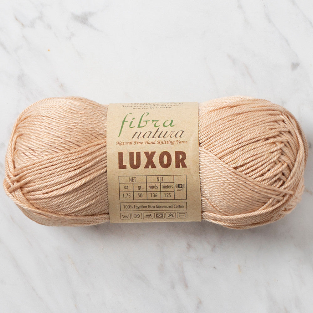 Fibra Natura Luxor Yarn, Beige - 105-34
