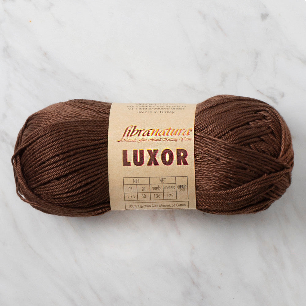 Fibra Natura Luxor Yarn, Brown - 105-22
