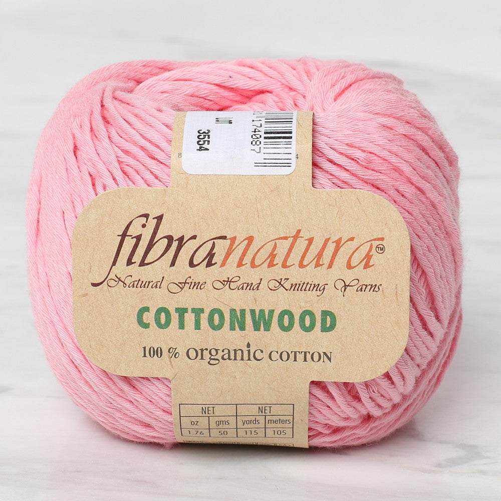 Fibra Natura Cottonwood Yarn, Pink - 41139