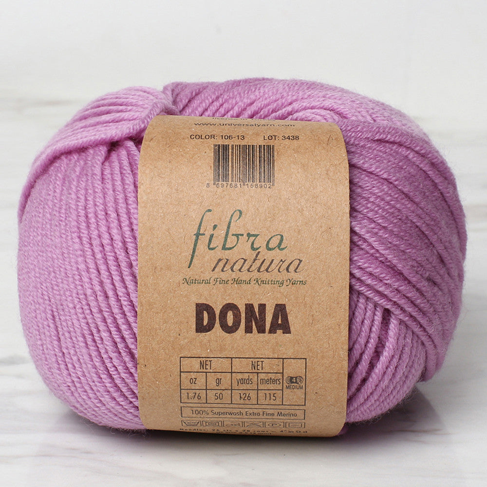 Fibra Natura Dona Yarn, Lilac - 106-13