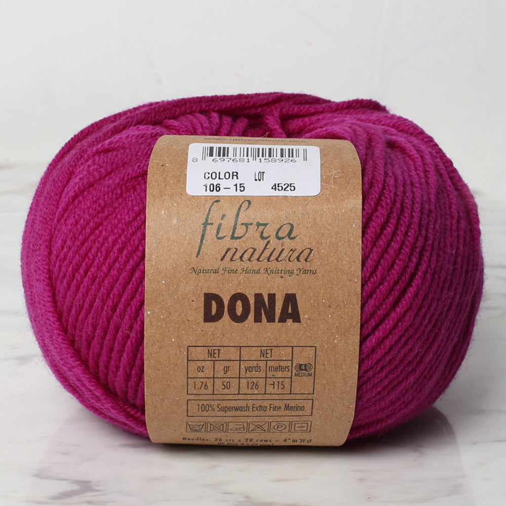 Fibra Natura Dona Yarn, Plum Purple - 106-15