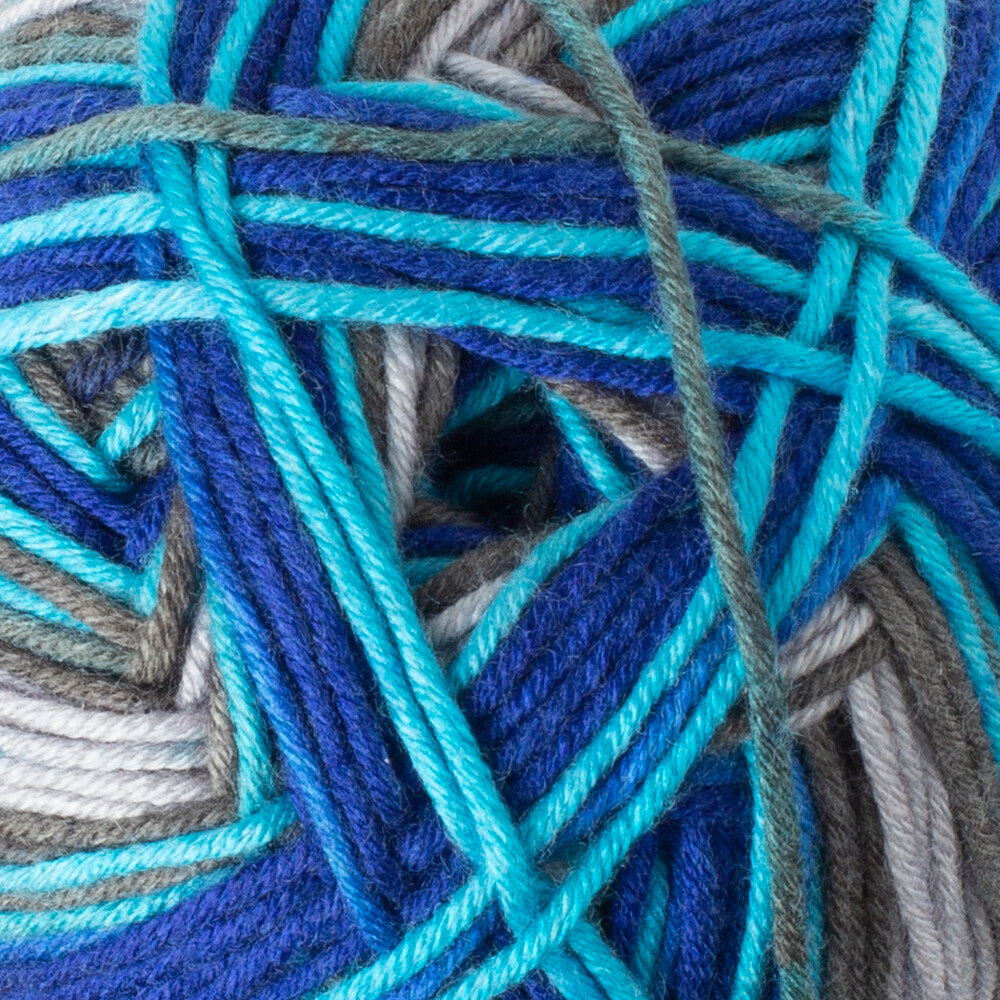 Himalaya Mercan Batik Knitting Yarn, Variegated - 59517