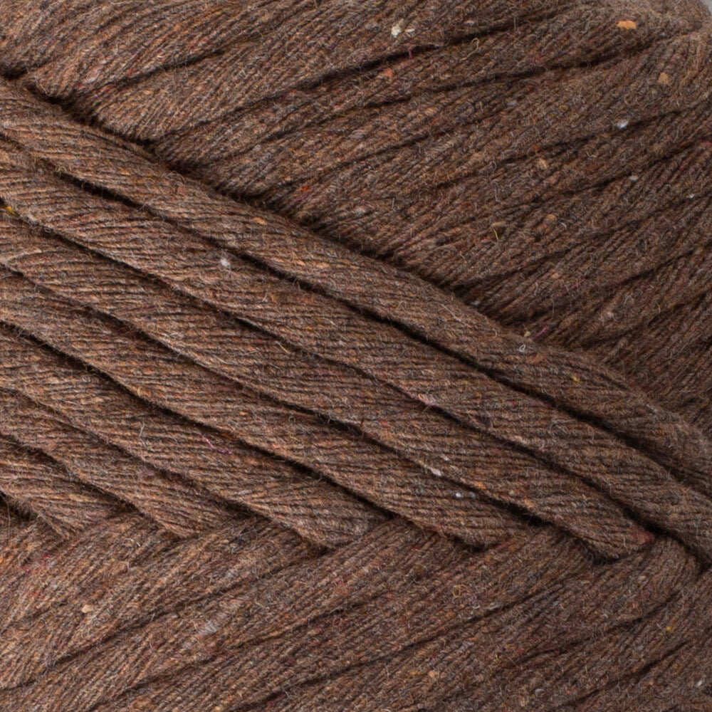 La Mia Boho Cotton Macrame Cord, Dark Brown - L158