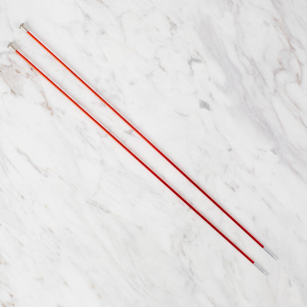 Loren Rythm Knitting Needle, Metal, 2,5mm, Red