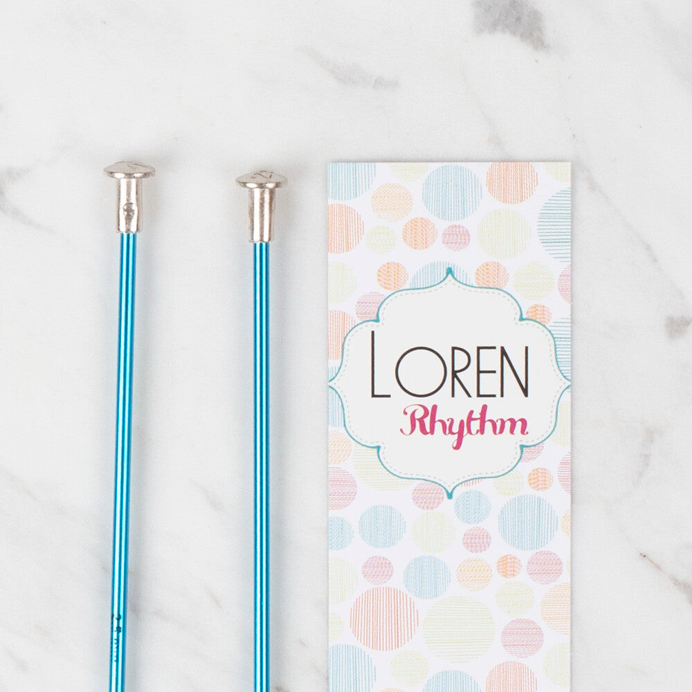 Loren Rythm Knitting Needle, Metal, 2,5mm, Blue