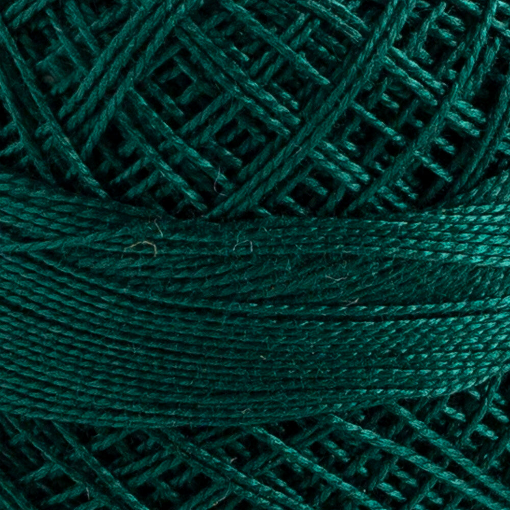 Domino Cotton Perle Size 12 Embroidery Thread (5 g), Green - 4590012-K0063
