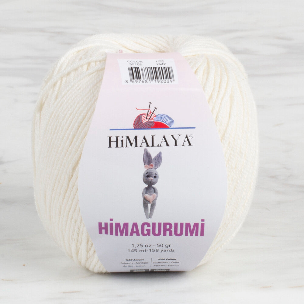 Himalaya Himagurumi 50 Gr Yarn, Light Cream - 30102