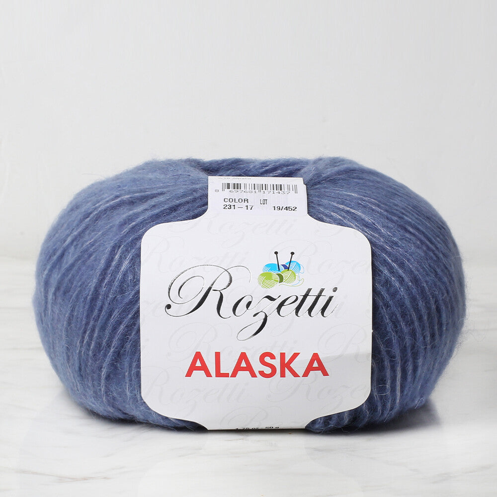 Rozetti Alaska Knitting Yarn, Air Blue - 231-17
