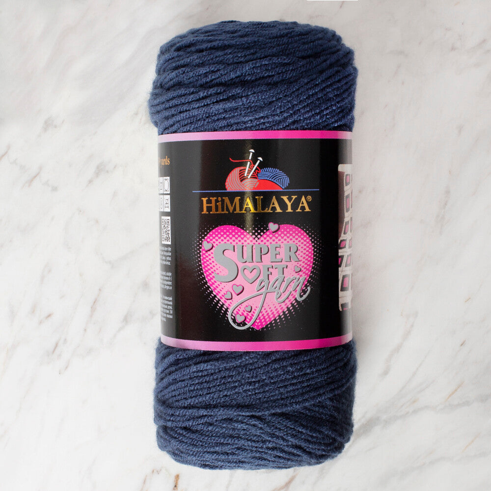 Himalaya Süper Soft 200 gr Yarn, Light Navy Blue - 80845