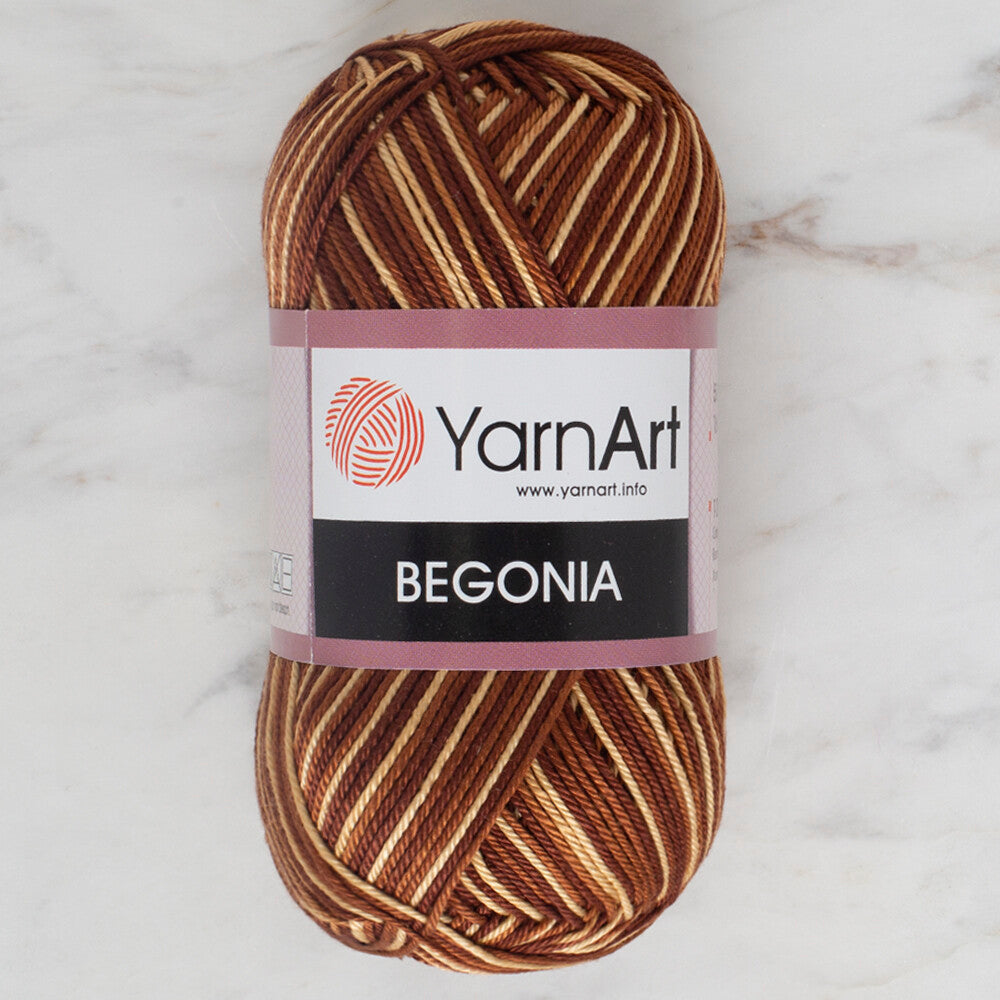 YarnArt Begonia Melange 50gr Knitting Yarn, Variegated - 0017