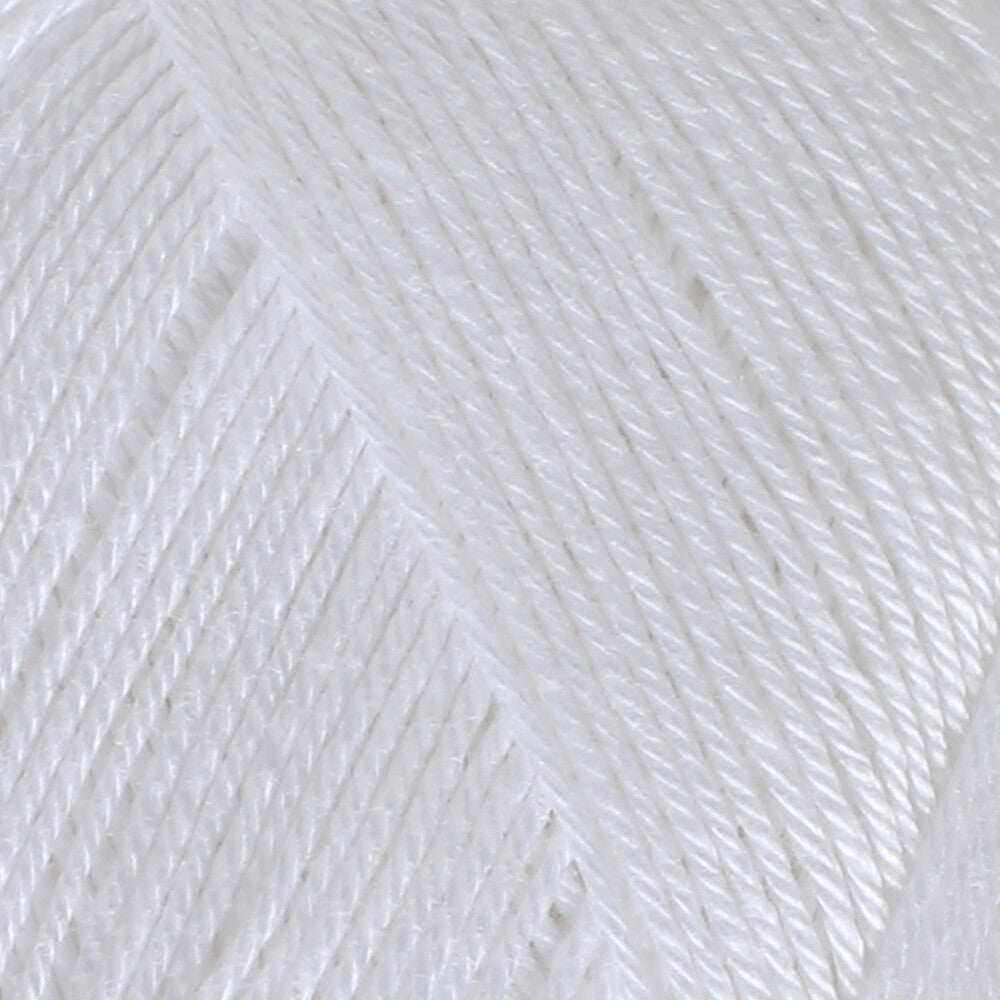 YarnArt Begonia 50gr Knitting Yarn, White - 1000