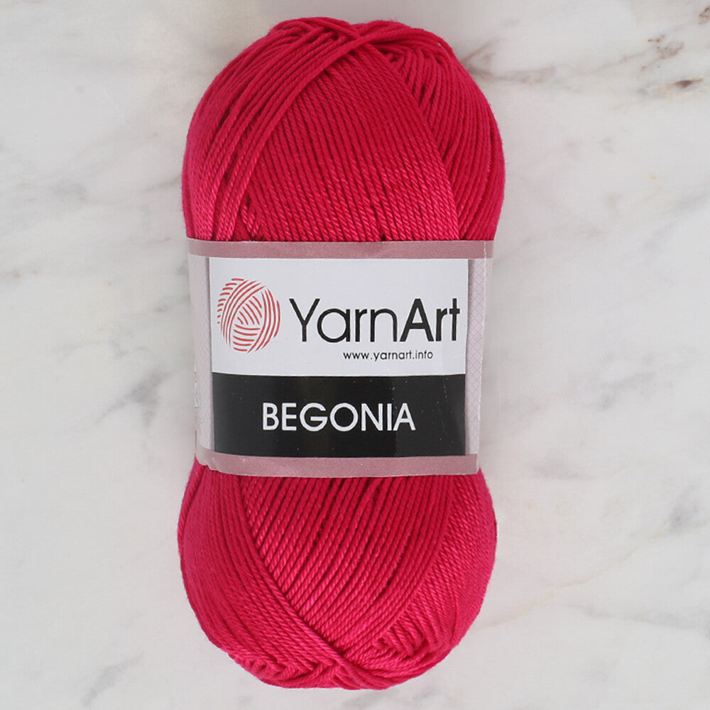 YarnArt Begonia 50gr Knitting Yarn, Red - 6358