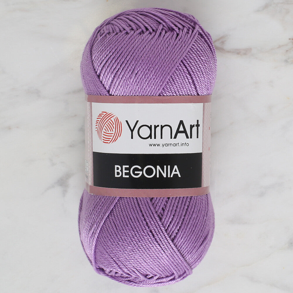 YarnArt Begonia 50gr Knitting Yarn, Purple - 6309