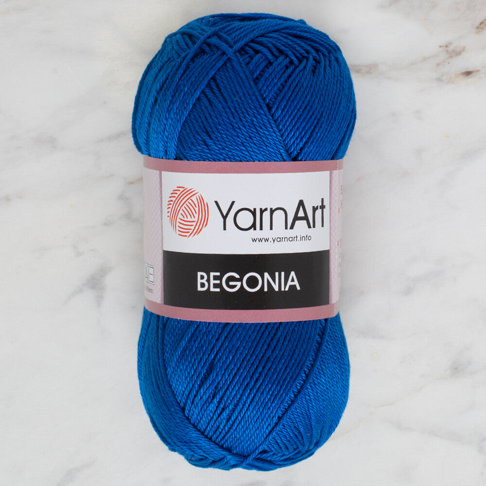 YarnArt Begonia 50gr Knitting Yarn, Blue - 4915